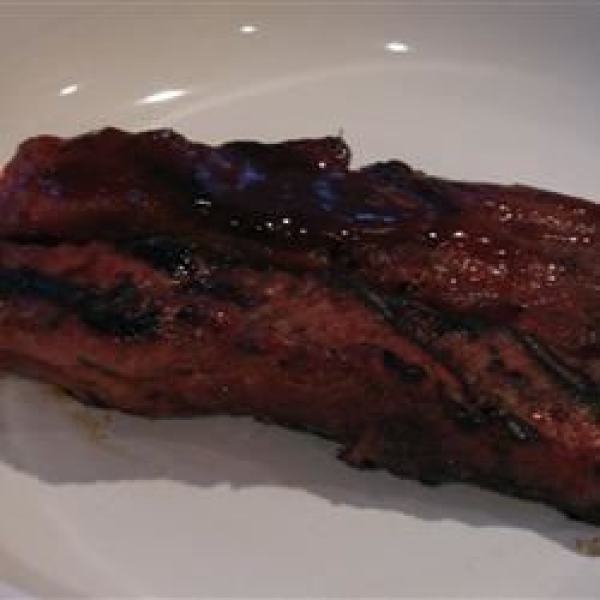 Plum Glazed Pork Ribs