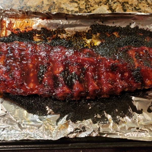 Plum Glazed Pork Ribs