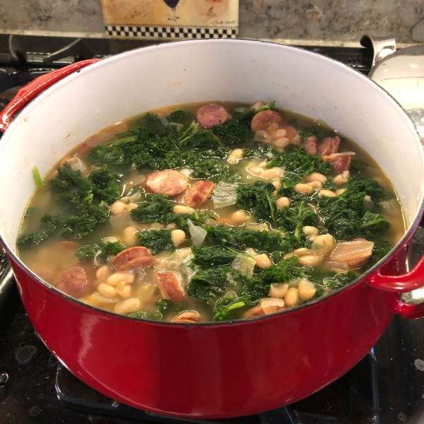 Sausage, Kale, and White Bean Soup