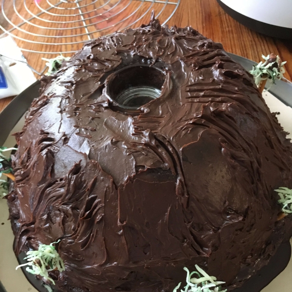 Erupting Volcano Cake