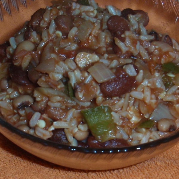 Vegan Cajun Hoppin' John