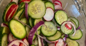 Simple Cucumber and Radish Salad