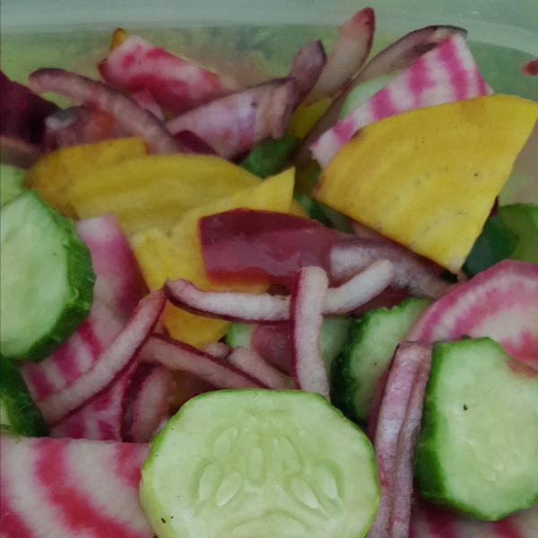 Simple Cucumber and Radish Salad