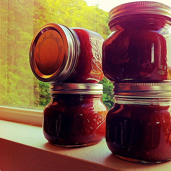 Easy Apple Rhubarb Jam