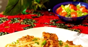 Cajun Shrimp Pasta with Alfredo Sauce