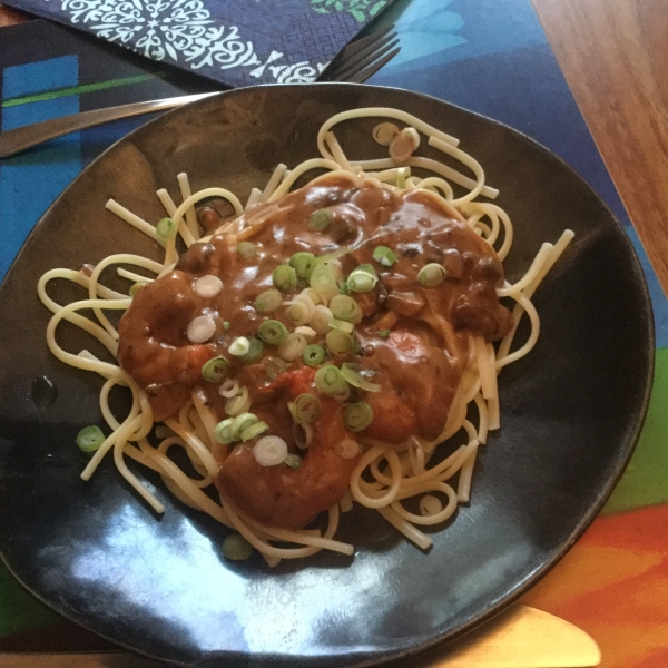 Cajun Shrimp Pasta with Alfredo Sauce