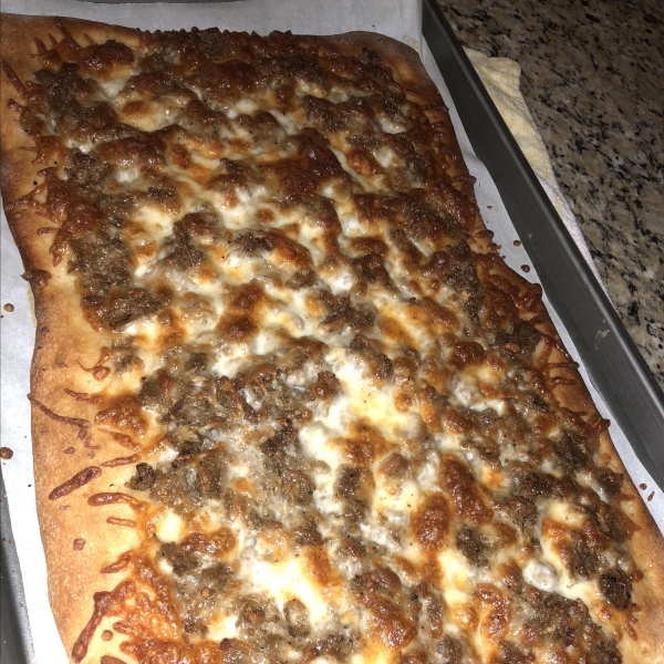 Easy Philly Cheese Steak Pizza