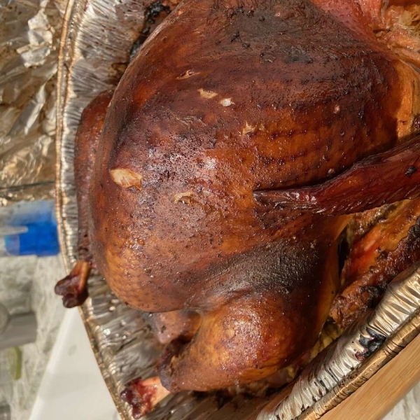 Turkey in a Smoker
