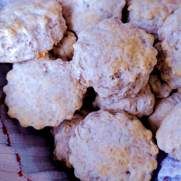 Eggless Whole Wheat Biscuits