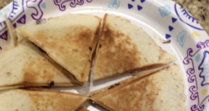 Dessert Quesadillas with Peanut Butter, Chocolate, and Marshmallow