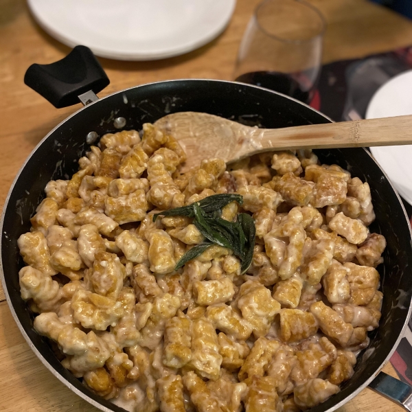 Pumpkin Gnocchi in Sage Sauce