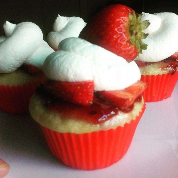 Strawberry Shortcake Cupcakes