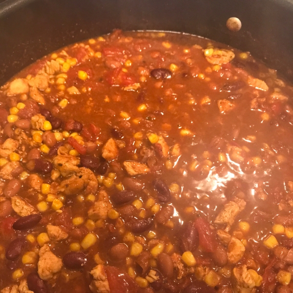 Fifteen Minute Chicken Chili