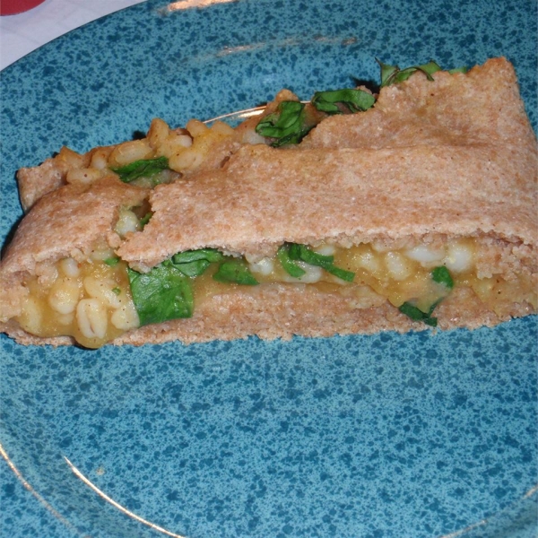 Pumpkin, Spinach and Barley Rolls