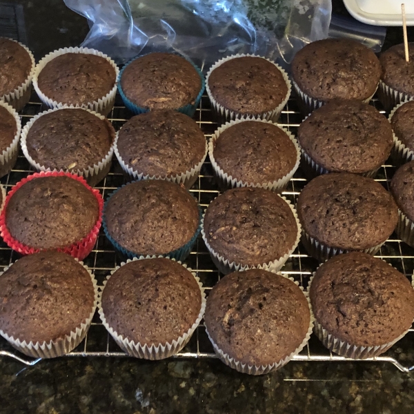 Chocolate Zucchini Muffins