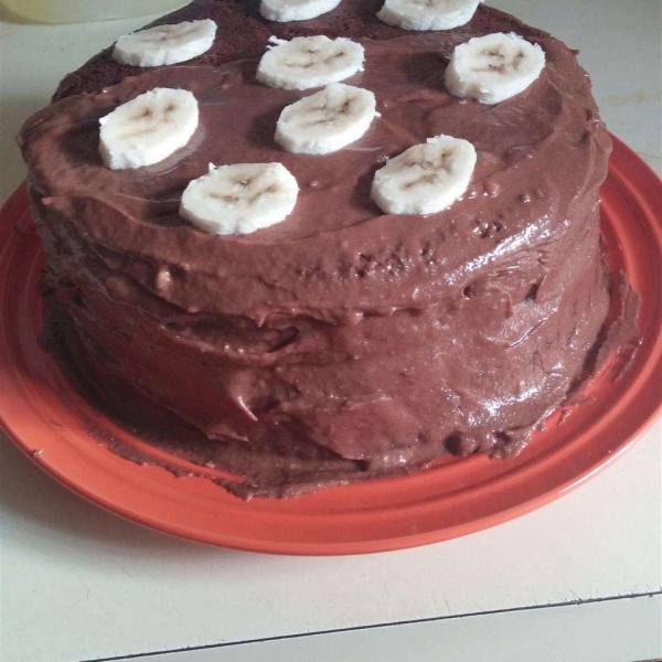 Chocolate Banana Layer Cake