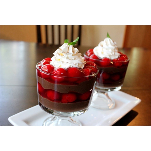 Quickie Chocolate Cherry Parfait