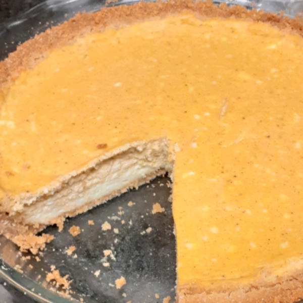 Double Layer Pumpkin Cheesecake