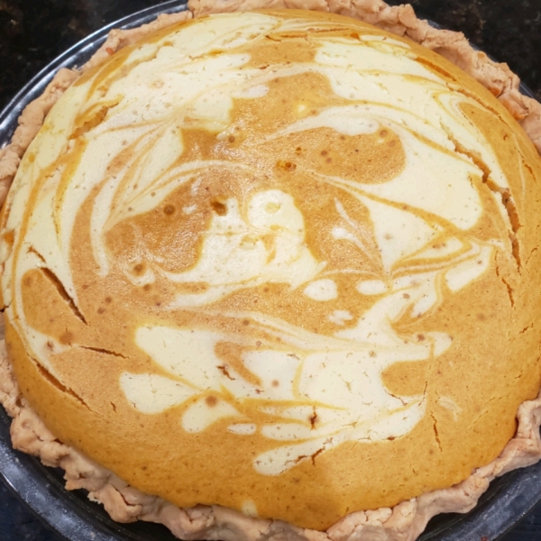 Double Layer Pumpkin Cheesecake