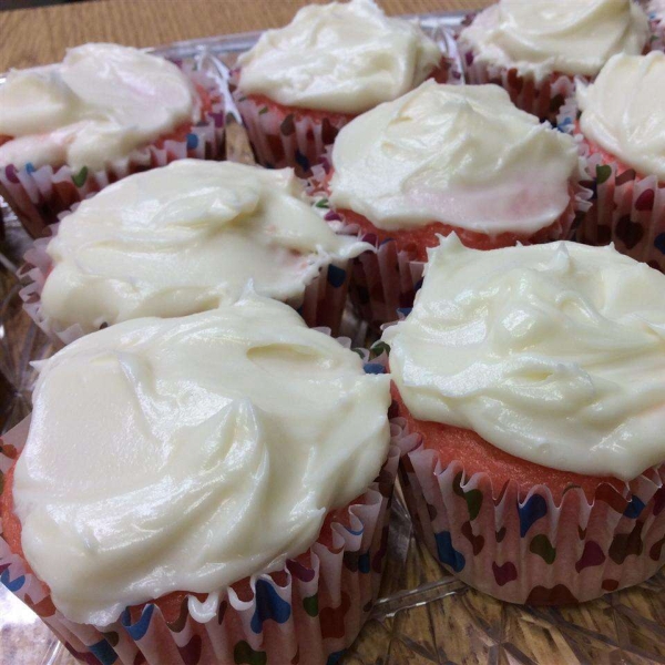 Strawberry Cupcakes with Lemon Zest Cream Cheese Icing