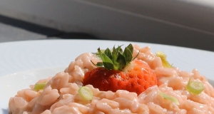 Spring Prosecco Strawberry Risotto for Two