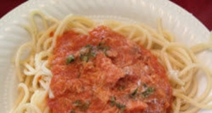 Creamy Tomato-Smoked Salmon Pasta