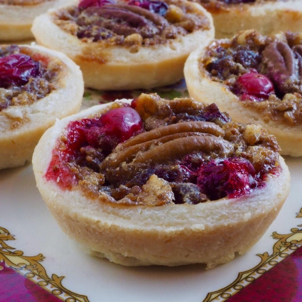 Pecan Cranberry Butter Tarts