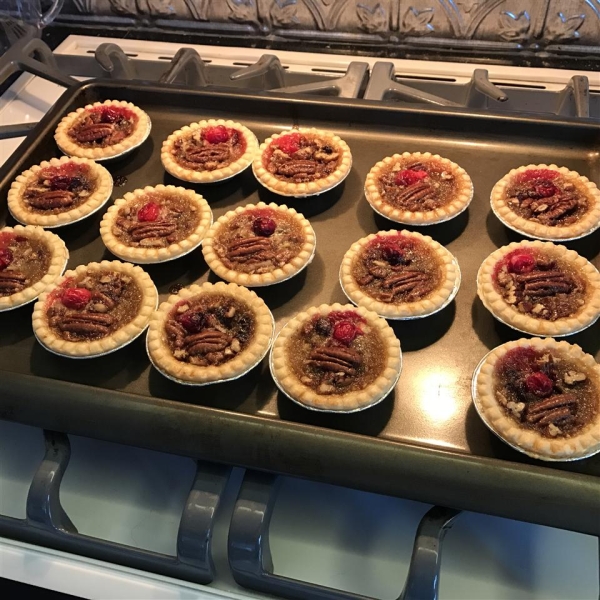 Pecan Cranberry Butter Tarts