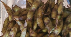 Spicy Roasted Edamame