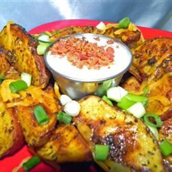 Cajun Spicy Potato Wedges