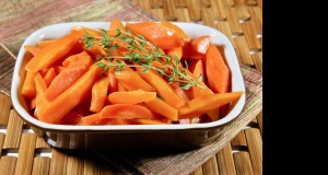 Sous Vide Maple-Glazed Carrots