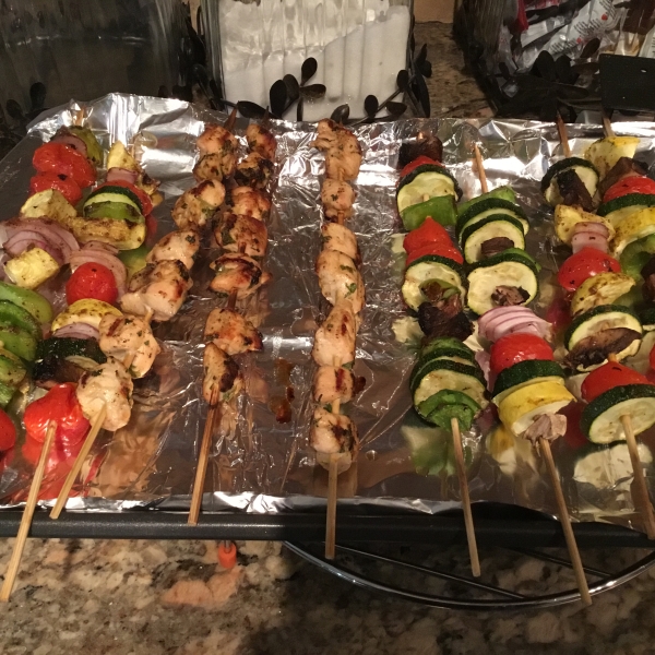 Chicken Kabobs Mexicana