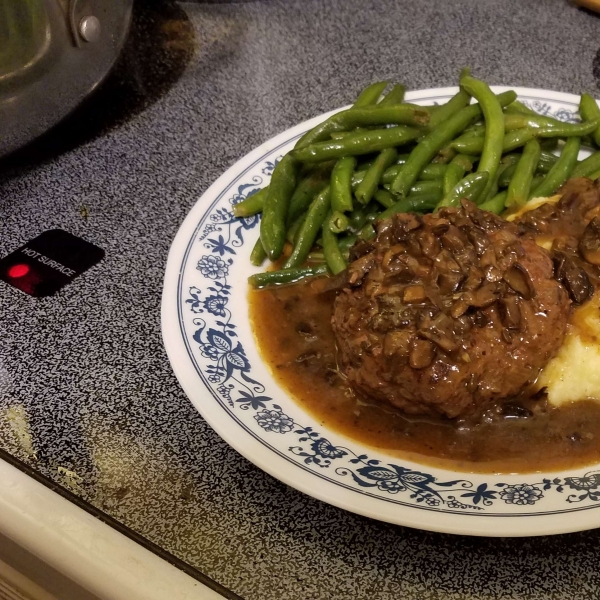 Instant Pot® Salisbury Steak with Onion and Mushroom Gravy