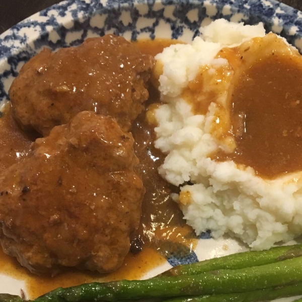 Instant Pot® Salisbury Steak with Onion and Mushroom Gravy