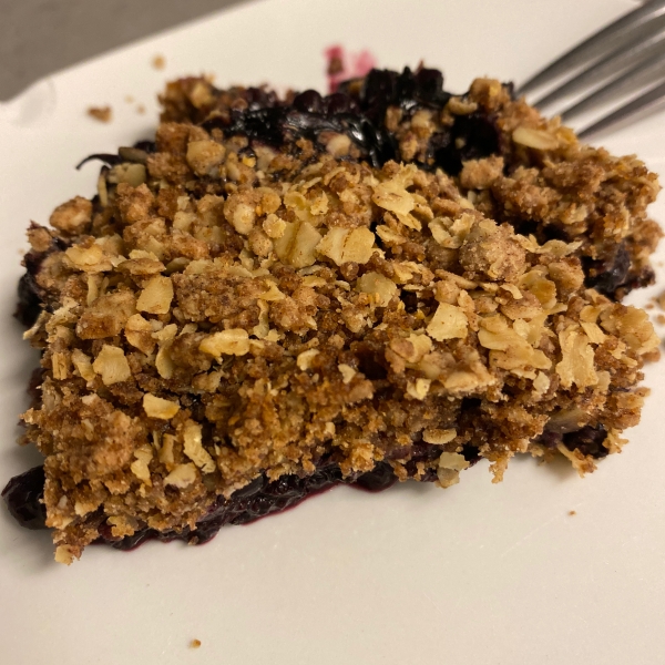 Frozen Blueberry Crisp