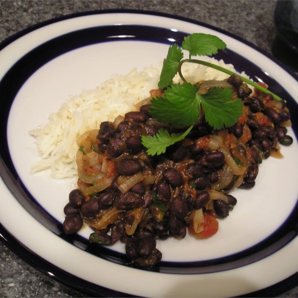 Robin's Sweet and Spicy Black Beans