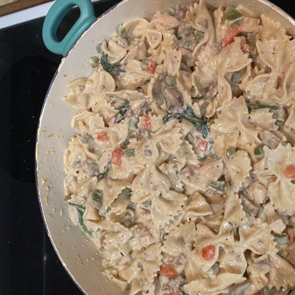 Cajun Chicken and Sausage Pasta