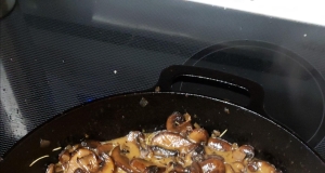 Bourbon and Baby Bella Mushroom Sauce