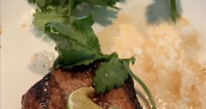 Grilled Jamaican Jerked Pork Loin Chops