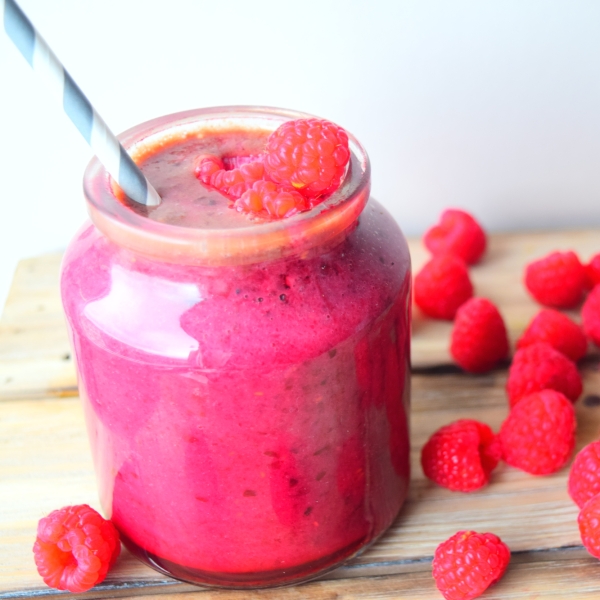 Raspberry and Cherry Smoothie