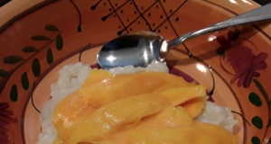 Sticky Rice with Coconut Milk and Mango