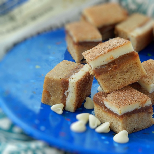 Caramel Snickerdoodle Bars