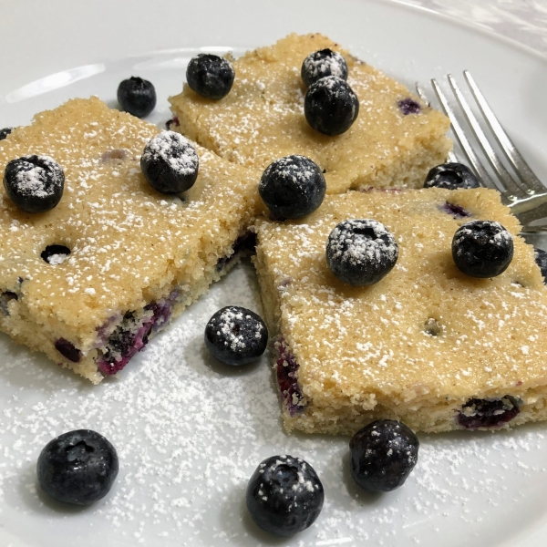 Sheet Pan Blueberry Muffin Tops