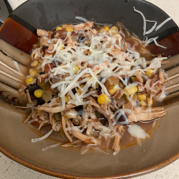 Chicken Tortilla Soup in the Slow Cooker