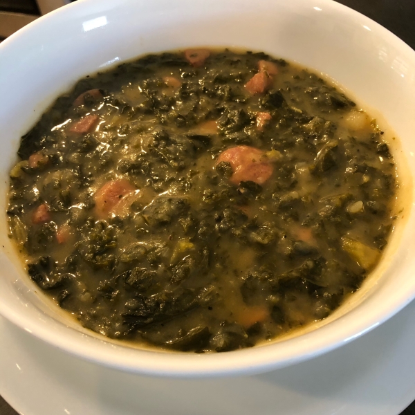 Caldo Verde (Portuguese Sausage Kale Soup)