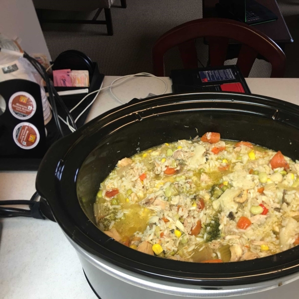 Becky's Gluten-Free Slow Cooker Chicken Vegetable Soup