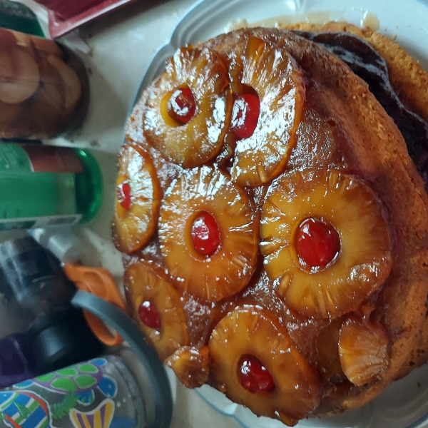 Layered Pineapple Upside-Down Cake