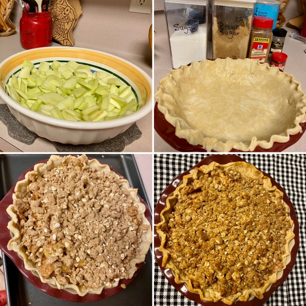 Dutch Apple Pie with Oatmeal Streusel