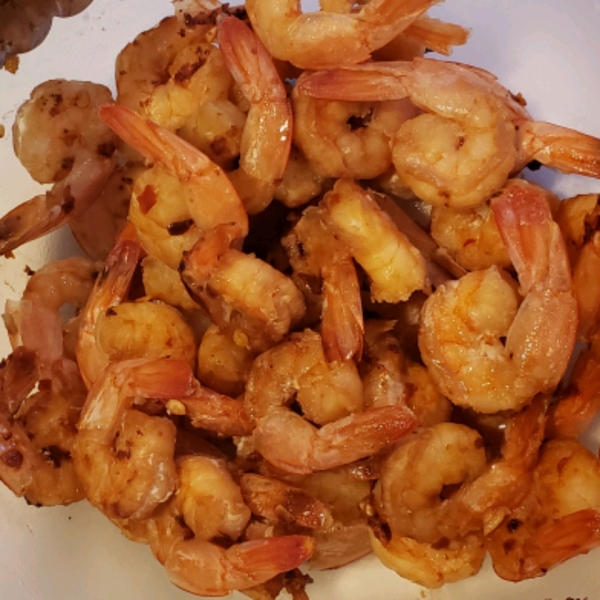 Grilled Kung Pao Shrimp