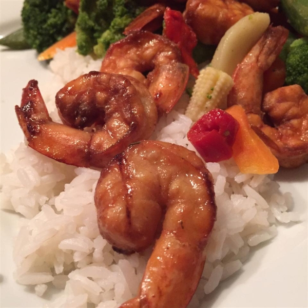 Grilled Kung Pao Shrimp